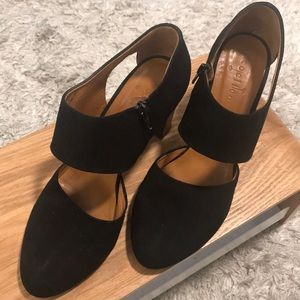 Coclico black suede pumps